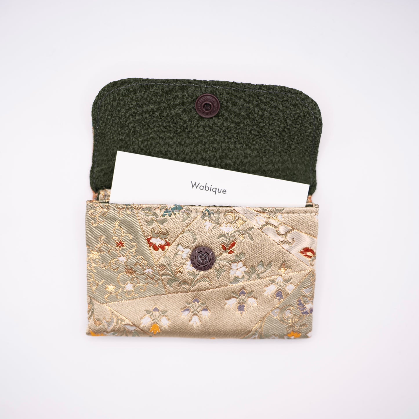 Mini Case by Kinran Brocade(金襴)- Green