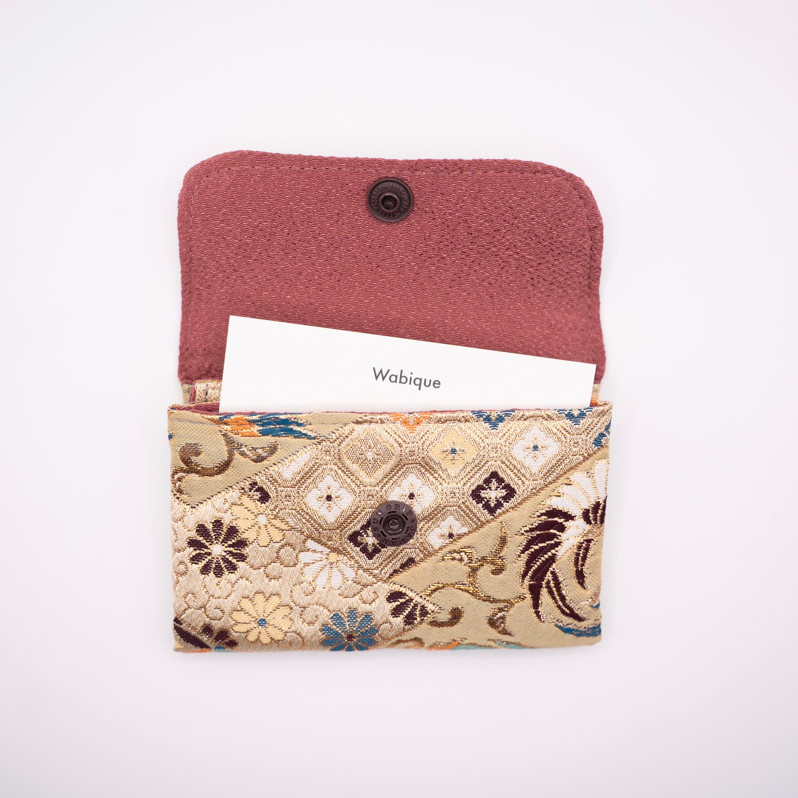 Mini Case by Kinran Brocade（金襴）- Light Green